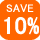 英語オンラインショッピングカート用アイコンsave 10 percent orange free icon download jpb2b.com