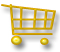 金（ゴールド）色『ショッピングカート』アイコン無料素材 Free gold shopping cart icon