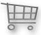 灰（シルバー）色『ショッピングカート』アイコン無料素材 Free silver shopping cart icon